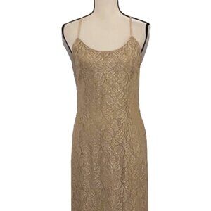 ❤️ BARI JAY Vintage gold Dress Size 3-4